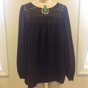 FRENCH CONNECTION Light L/S Blouse, SMALL. NWOT.